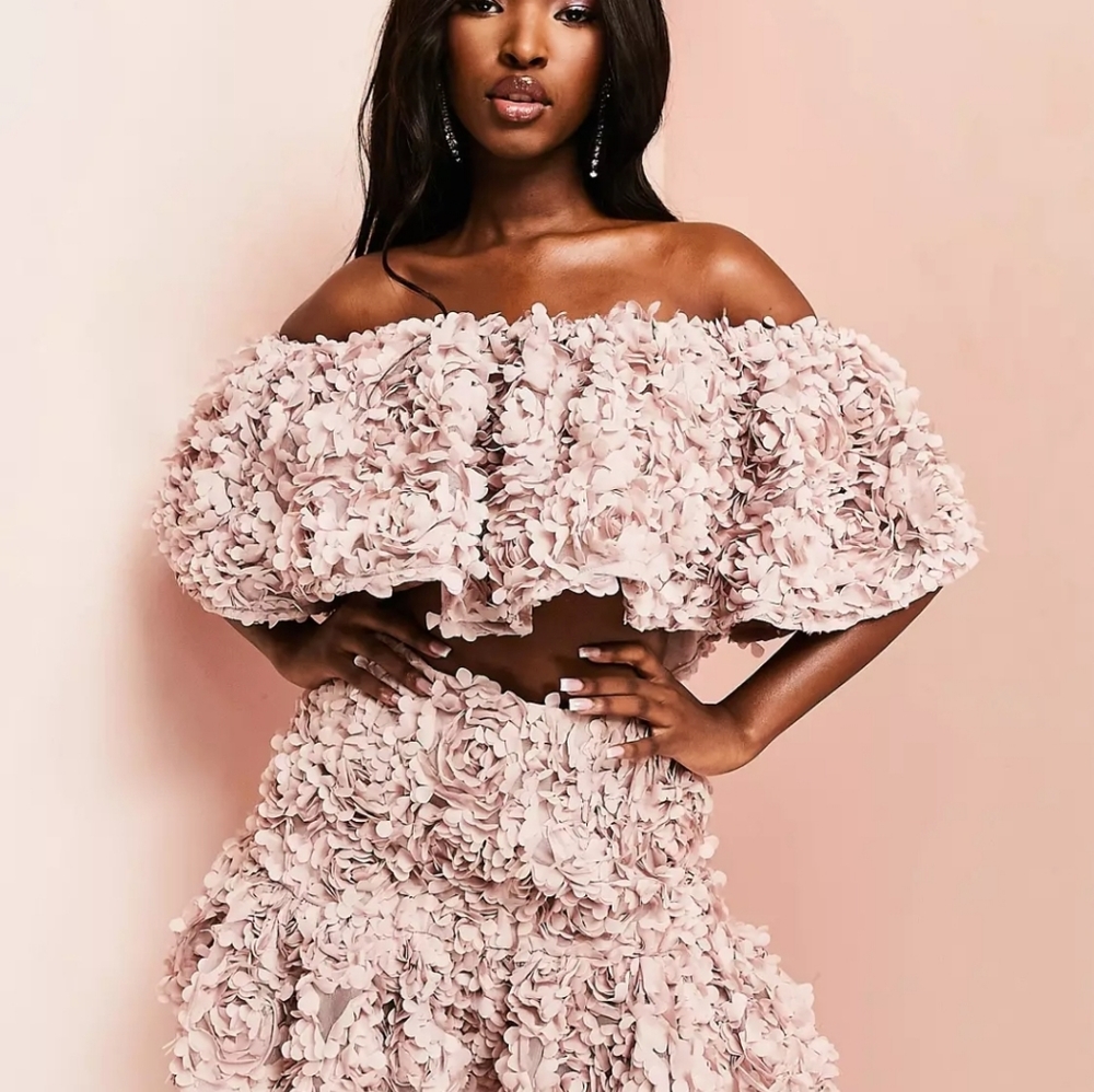ASOS LUXE Mauve Two Piece